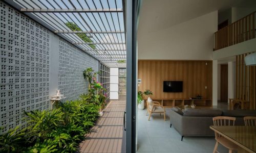 Mẫu nhà 2 tầng thông thoáng với thiết kế tối ưu không gian